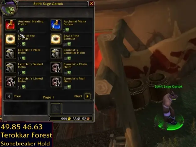 WoW_Burning_Crusade_Anniversary_Spirit_Shard_Vendor